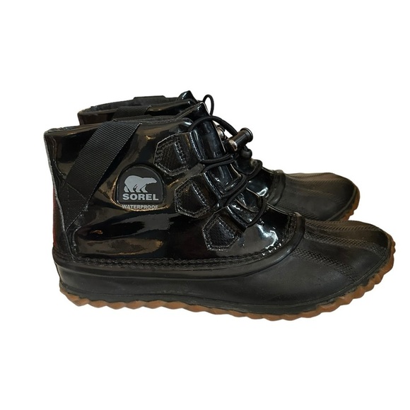 Sorel NL2209 Out N About III Rain Duck Leather Booties Boots - Picture 1 of 9